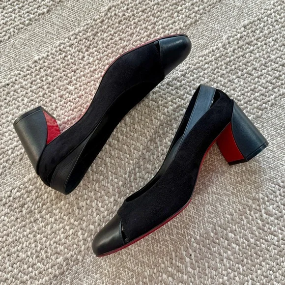 Louboutin Miss Duvette leather pumps - Picture 1 of 10